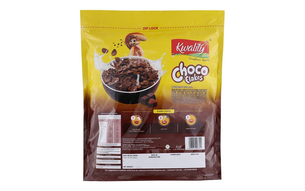 Kwality Choco Flakes    Pack  1 kilogram